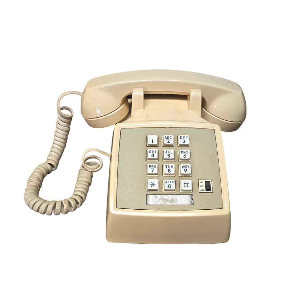 Vintage Western Electric Landline Corded Cradle Touch Retro Phone Made in USA
